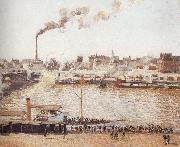 Camille Pissarro View of Rouen painting